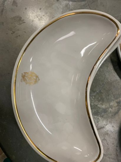 Part of a dinner service with numbers from...