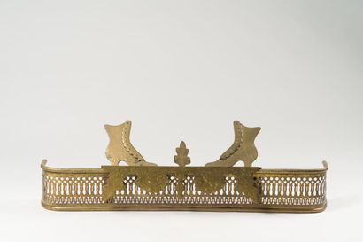 Barre de cheminée composée de deux éléments...