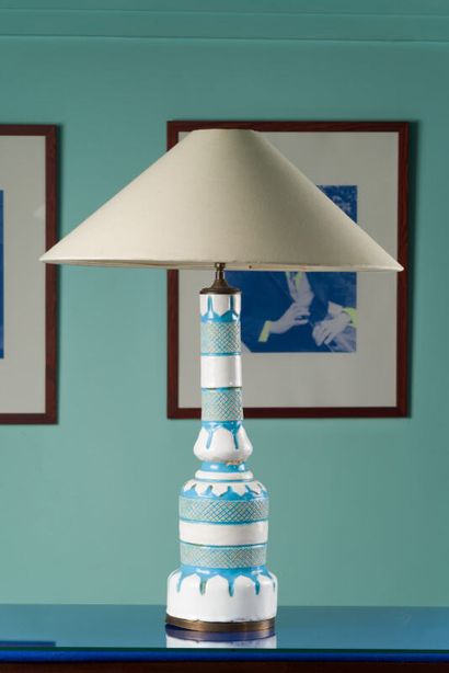 Madeleine CASTAING (1894-1992)
Lampe en céramique...