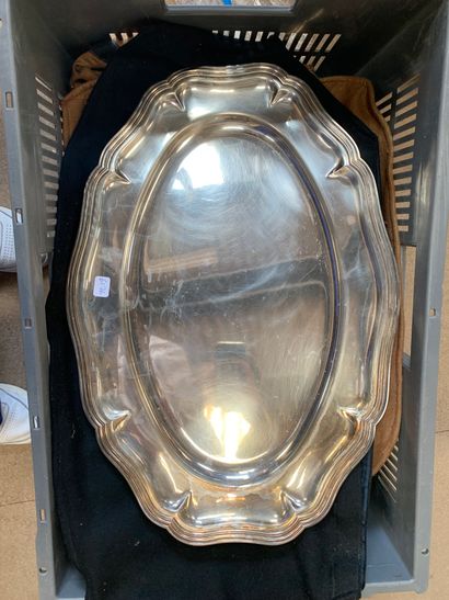 LOT d'objets divers en métal argenté