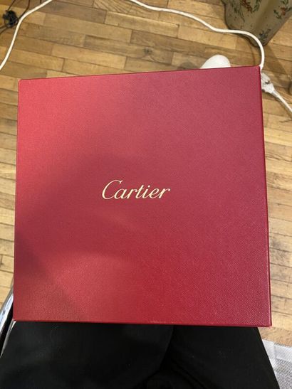 CARTIER, silk scarf decorated with panthers...