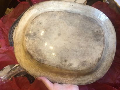 England
Three earthenware dishes decorated...