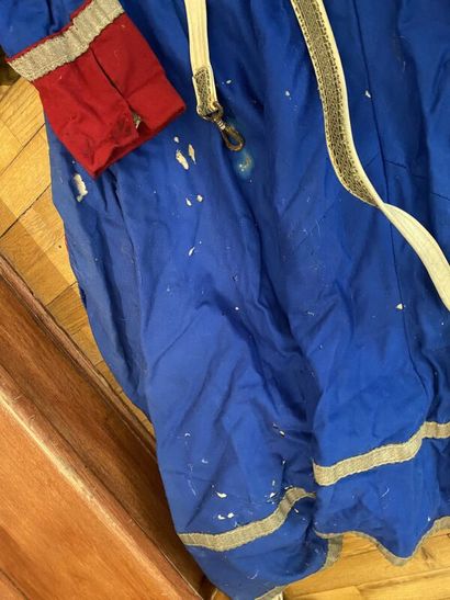 A set of three costumes. 
(accidents, tears,...