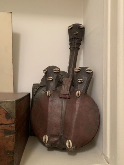 African musical instrument. An earthenware...
