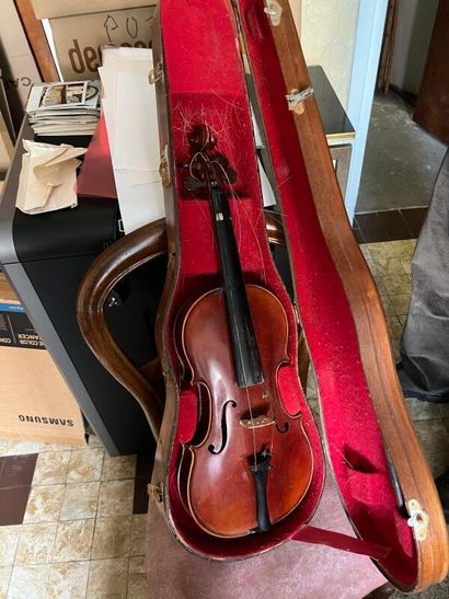 A violin and bow.