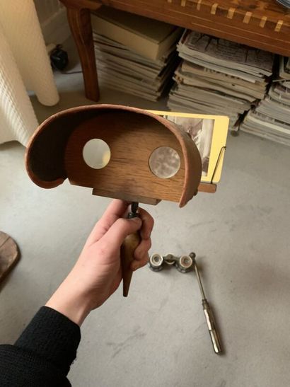 Two optical instruments: magic lantern and...