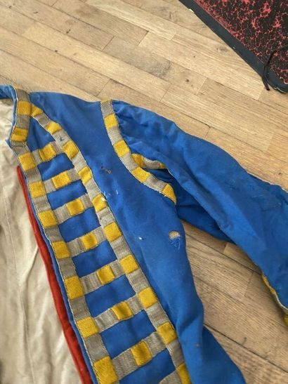 A set of three costumes. 
(accidents, tears,...