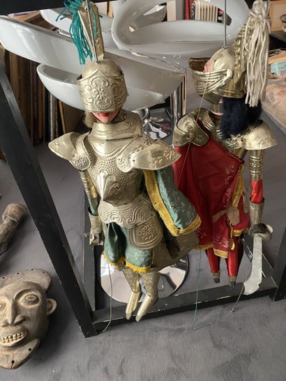 Opera Dei Puppi. Two Sicilian puppets featuring...