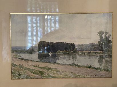 Henry Mouren ?
The Seine at Triel sur Seine,...