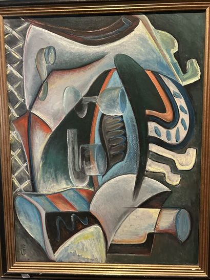 ELIOS (XX°)
2 paintings 