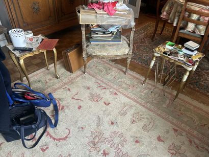 Three small Italian-style giltwood side tables
Wear...