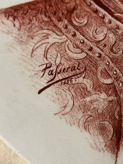Porcelain dish decorated with the Count de...