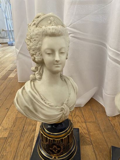 Marie-Antoinette and Louis XVI
Pair of bisque...