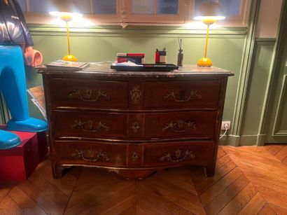 Veneered fronted COMMODE with four drawers...