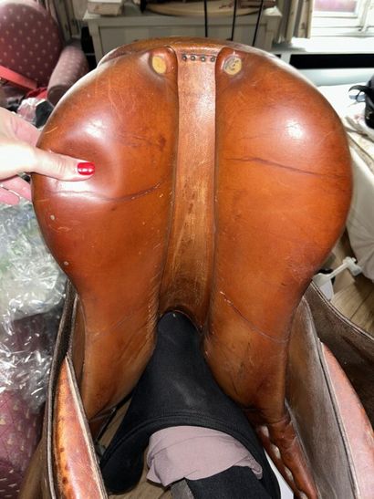 Tan leather saddle + stirrups
HERMÈS AND...