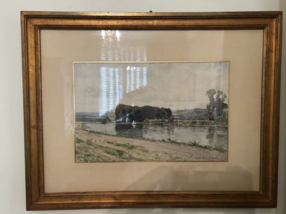 Henry Mouren ?
The Seine at Triel sur Seine,...