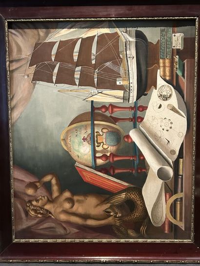 Charles CERNY 
Marine still life 
(some ...