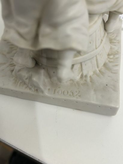 Group of children in bisque 
Modern work
Damage...