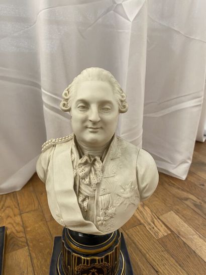 Marie-Antoinette and Louis XVI
Pair of bisque...