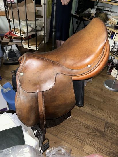 Tan leather saddle + stirrups
HERMÈS AND...