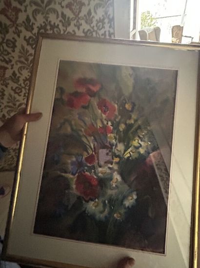 BURNOT ( Jacques ?) (1911-2004) ) 
Bouquet...