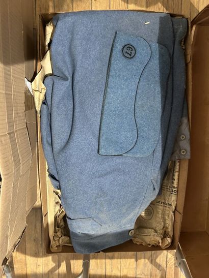 Uniform from between the wars and a gas mask...
