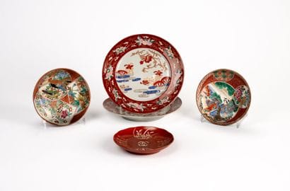 JAPAN - MEIJI Period (1868–1912)
Set of polychrome...