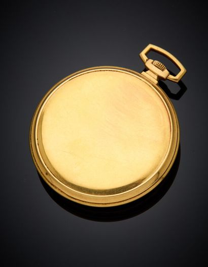 MOVADO 
MONTRE de POCHE en or jaune (750‰)....