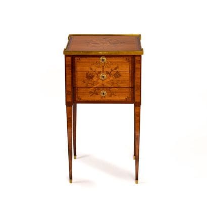 Small living room table, known as a “chiffonnière,”...