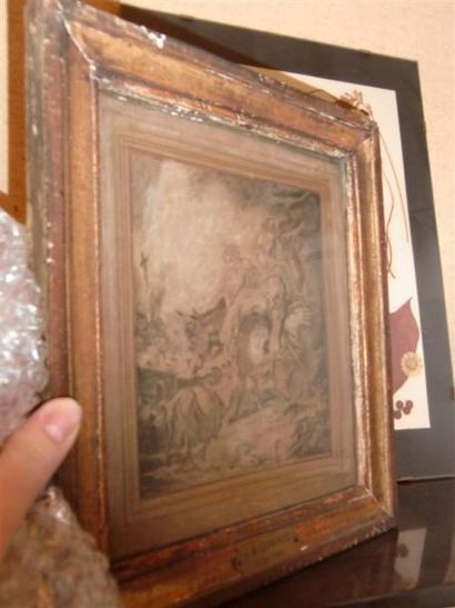 NON VENU Lavandière et chèvre
Dessin
16,5...