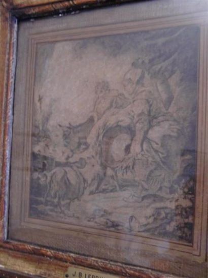 NON VENU Lavandière et chèvre
Dessin
16,5...