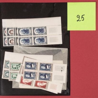 France Lot 853/**(3) 867/72**(4) 883/7**(4...