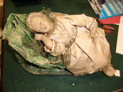 Angelot , ou enfant , en cire