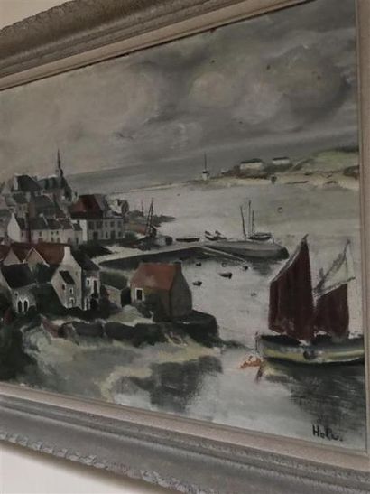 Nadelon HELLEZ
Bord de mer
huile sur toile
43...