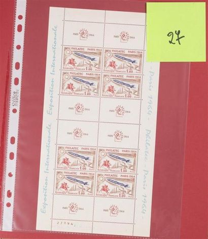 France 1422 ** Bloc feuillet Philatec 1964...
