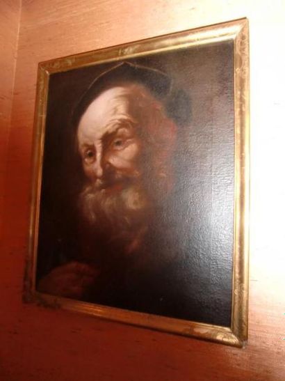 Portrait d'homme barbu
Huile sur toile
42...