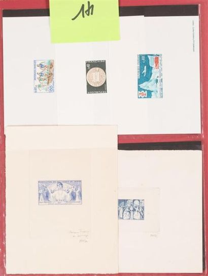 14 Epreuves de Luxe dont 1693A Bande de Gaulle...