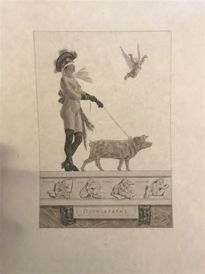 Réunion de gravures érotiques