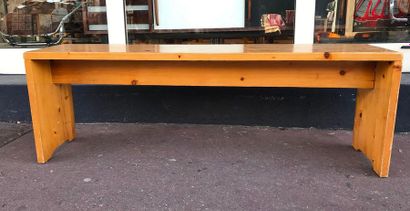 Charlotte PERRIAND : Pine bench

Circa 1969

L....