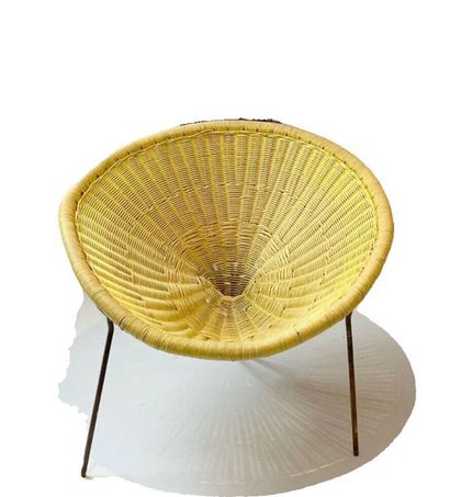 Roberto Mango : Rattan armchair model Club...