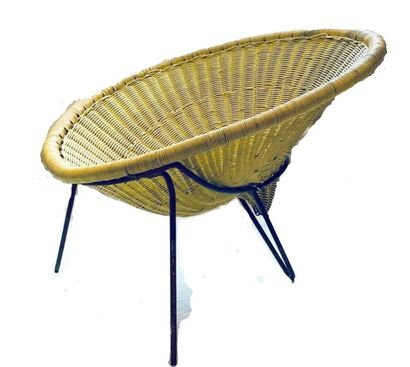 Roberto Mango : Rattan armchair model Club...