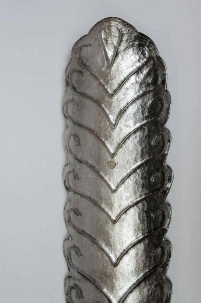 MURANO : Pair of silver leaf sconces

Murano...