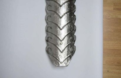 MURANO : Pair of silver leaf sconces

Murano...