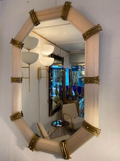 MURANO : Venetian mirror cut and stapled...