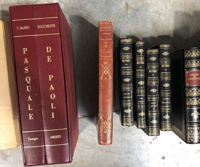 Important lot of various works including...