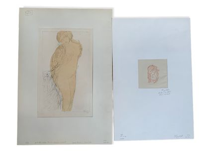 Ensemble de deux gravures
Aristide MAILLOL...