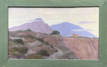 Deux pièces encadrées
Alfred ANDRIEUX (1879-1945)
Chapelle...