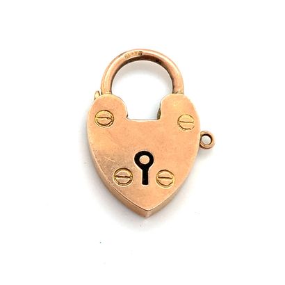 BRELOQUE heart padlock in gold (375‰).
Weight...