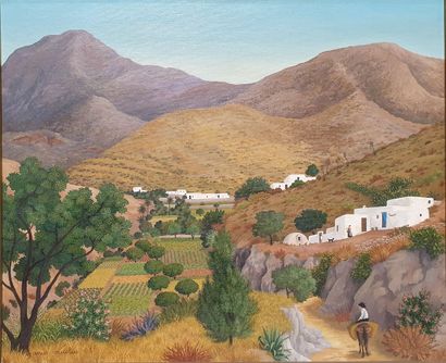 * Ania NICOLAS (1944)
Paysage, le ravin de...
