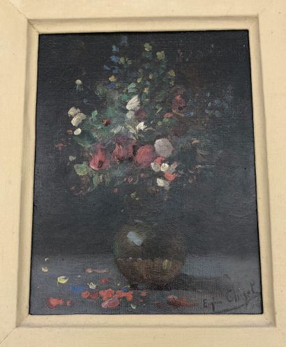 Eugène CHIGOT (1860-1923)
Bouquet de fleurs...